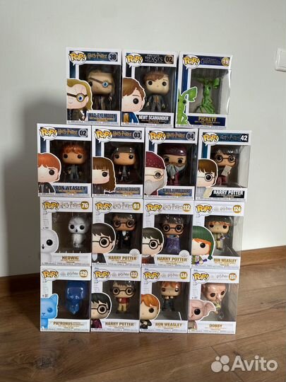 Funko POP Harry Potter, Hermione, Dumbledore, Ron