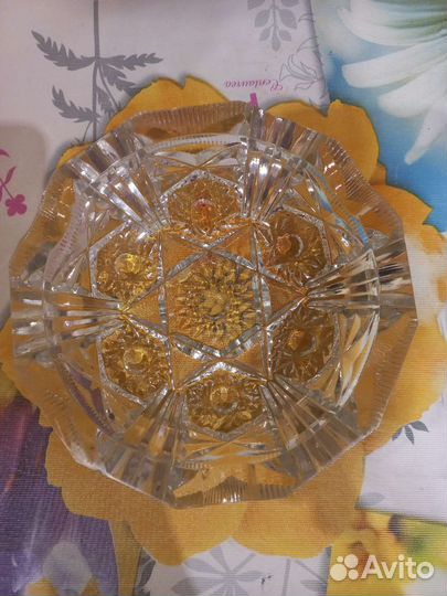 Хрустальная пепельница СССР