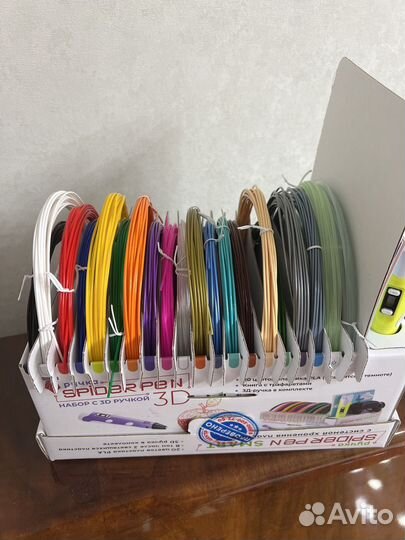 3Д ручка новая с трафаретами и пластиком