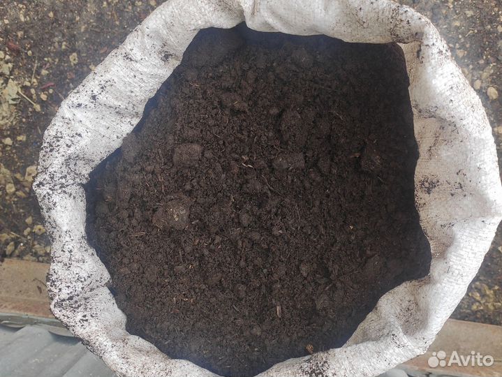 Плодородный грунт в мешках