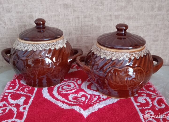 Глиняный горшок для запекания