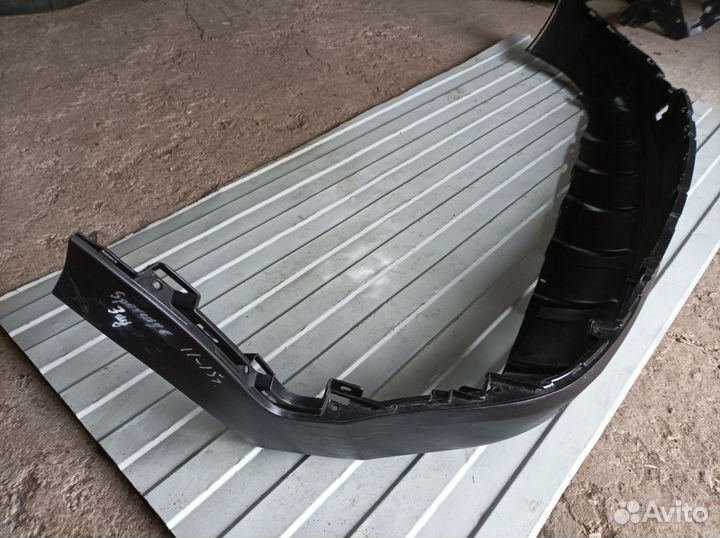 Юбка заднего бампера на kia sportage