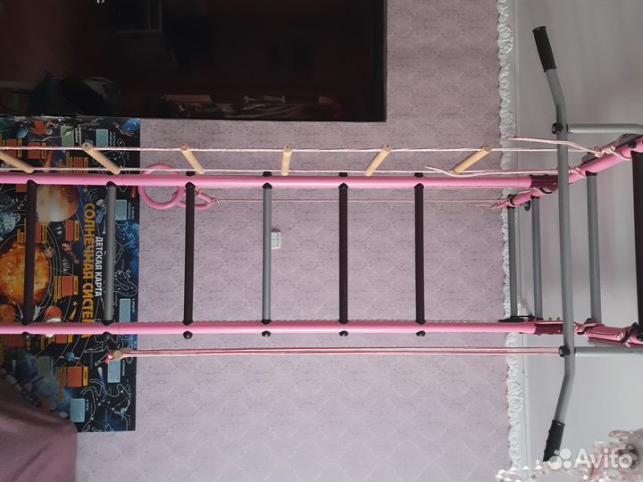 Спортивный комплекс розовый