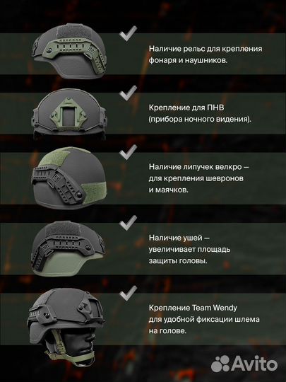 Военный шлем тактический