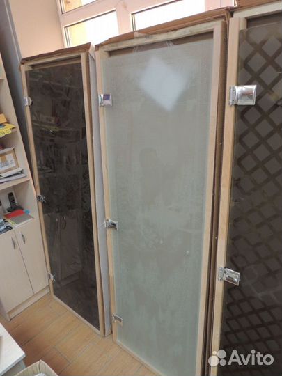 Дверь для сауны и бани стеклянная