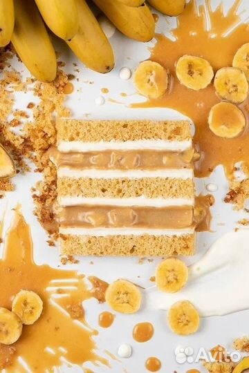 Торт банан-карамель Диаметр 20