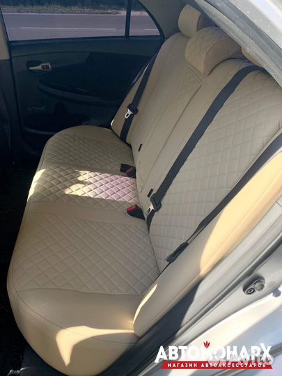 Чехлы модельные Toyota Corolla X (Экокожа)