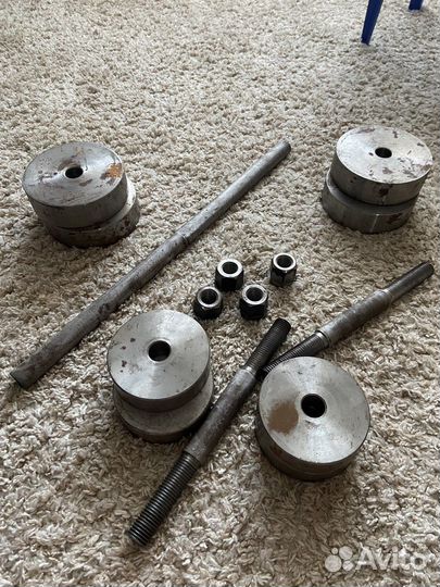 Штанга и гантели разборные