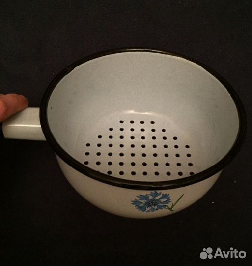 Дуршлаг эмалированный б/у