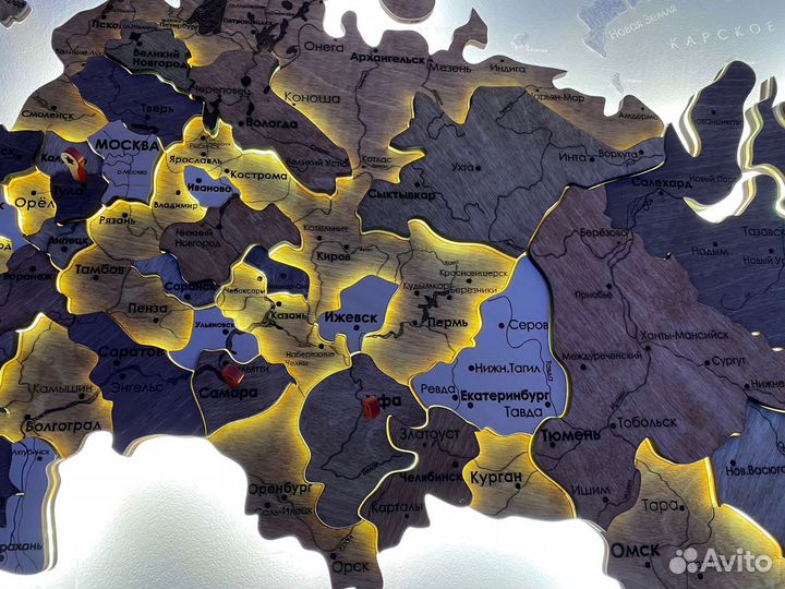 Карты настенные