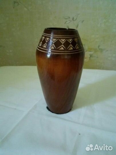 Ваза деревянная