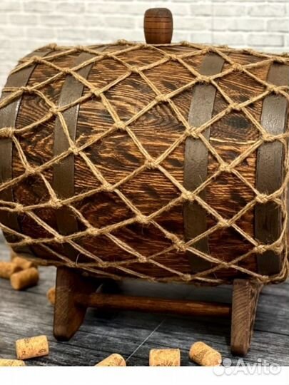 Бочка дубовая, объём 10 литров