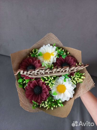 Букет цветов из мыла на день учителя,воспитателя