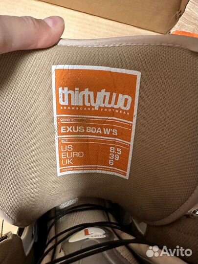 Сноубордические ботинки женские thirtytwo раз.39