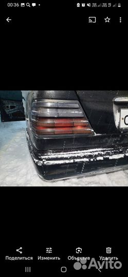 Задний бампер мерседес w 124 рестайлинг