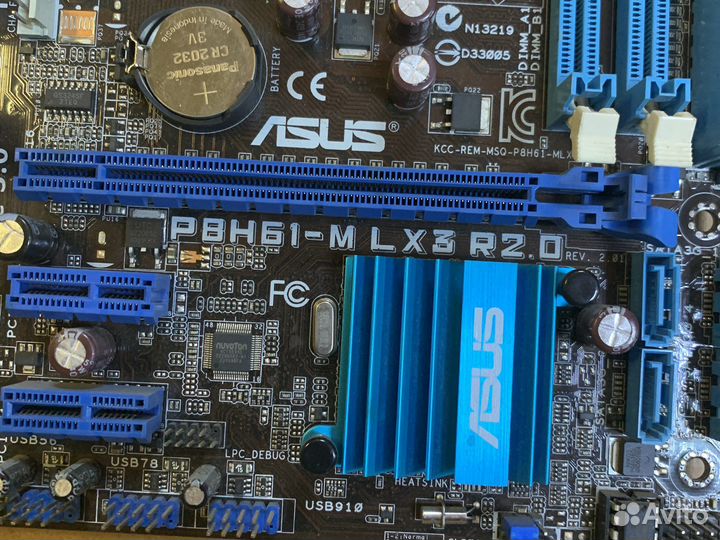 Материнская плата 1155