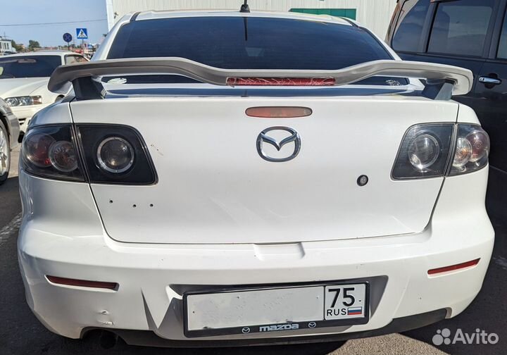 Спойлер Mazda 3 bk седан