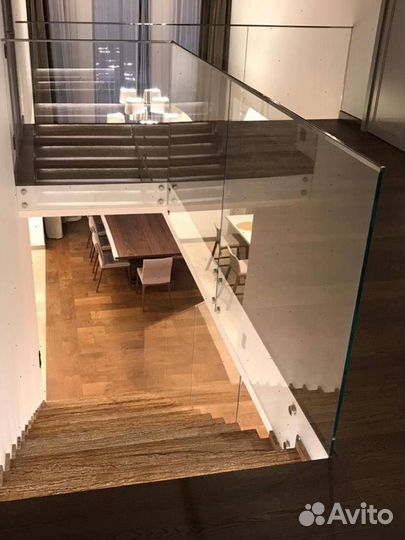 Перила из стекла