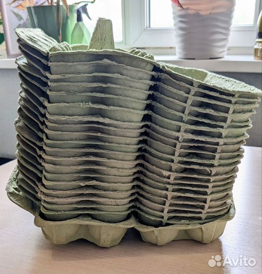 Контейнеры крафтовые для яиц, упаковки для яиц