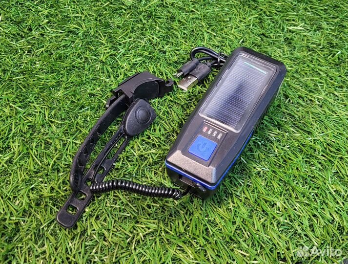 Фонарь передний на солнечной батарее