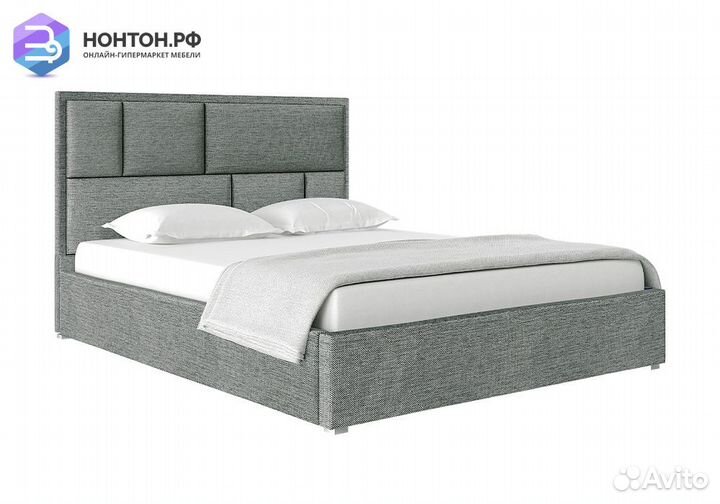 Кровать Стокгольм с подъемным механизмом рогожка с