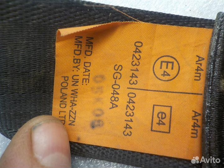 Ремень безопасности Daewoo Nexia 1995-2016