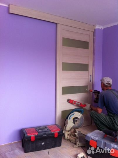 Установка межкомнатных дверей