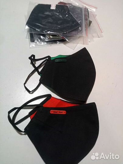 Маска медицинская черная