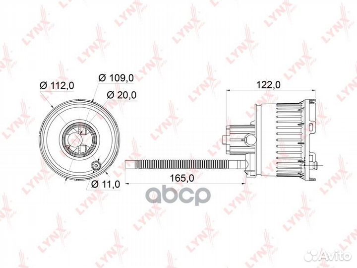 Фильтр топливный mazda 3 06- погружной LF964M L