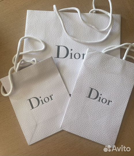 Пакеты фирменные Dior