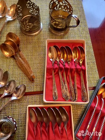 Столовые приборы мельхиор СССР
