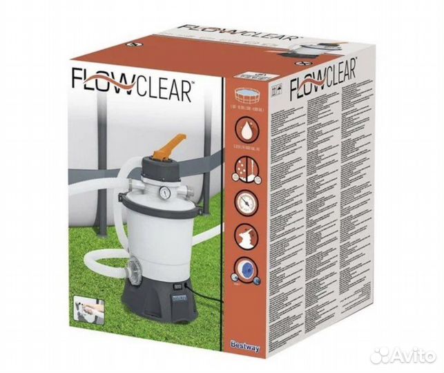 Очиститель воды 58515 для бассейнов Bestway