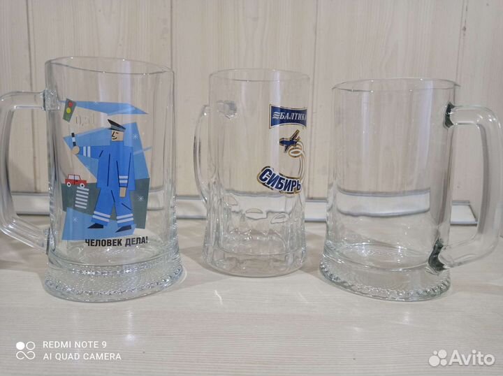 Пивные бокалы для коллекции