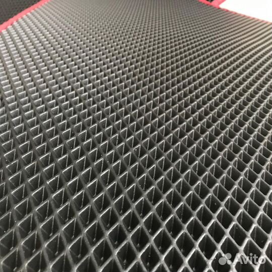 Коврики ева eva эва Ваз 2109, 2114,2115 красный ка