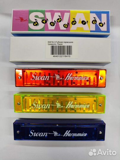 Губная гармошка тремоло Swan SW16-3