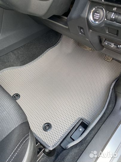 Ева коврики eva с бортами в автомобиль