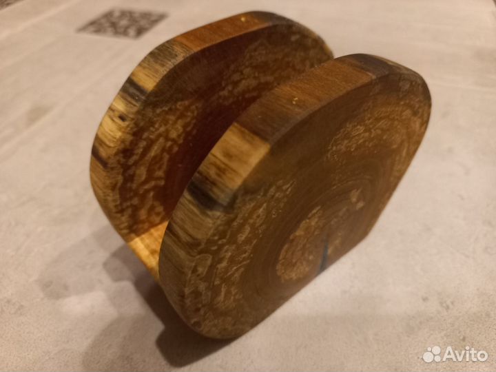 Салфетница. Держатель. Дерево. Вишня