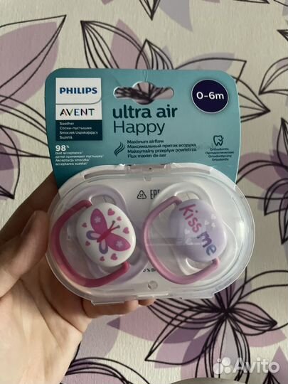 Пустышка avent 0 6
