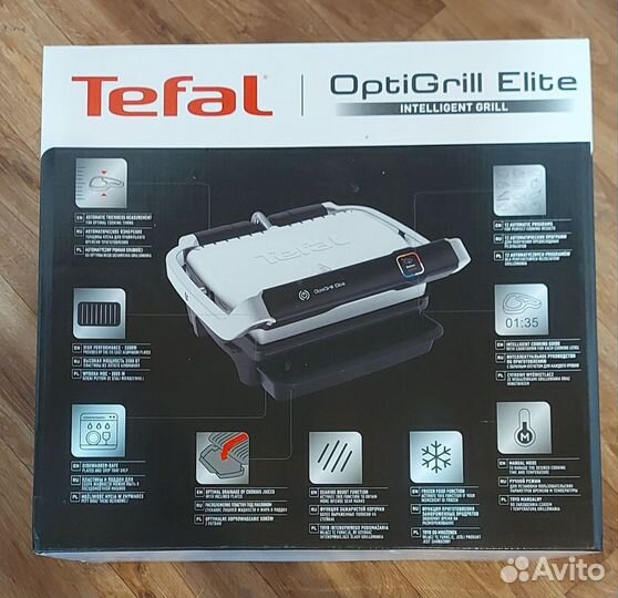 Новый автоматический гриль Tefal optigrill elite