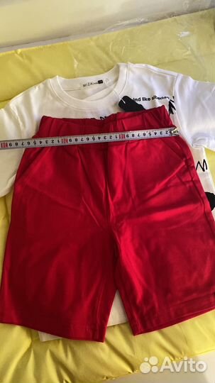 Костюм, шорты, футболка размер 110