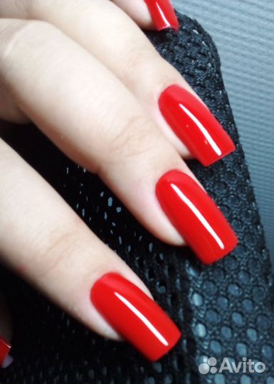 Маникюр наращивание ногтей