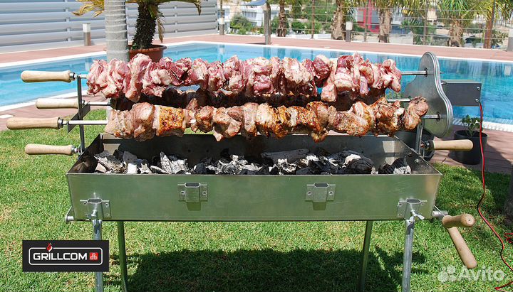 Мангал с электроприводом