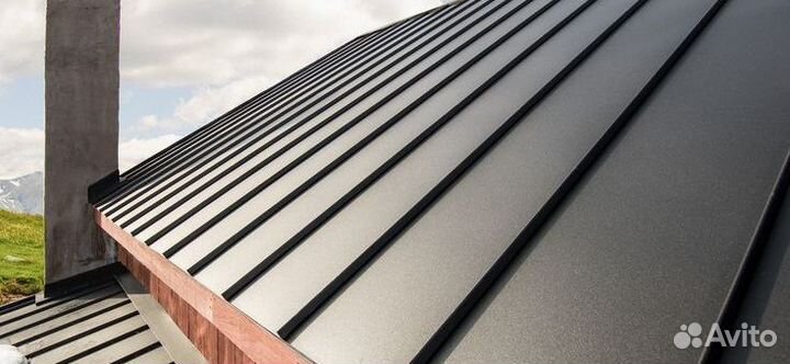 Фальцевая кровля металлочерепица