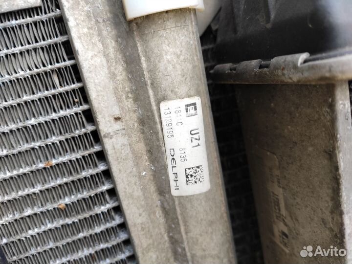 Кассета радиаторов Z17DTR Z17DTJ Astra H Zafira B