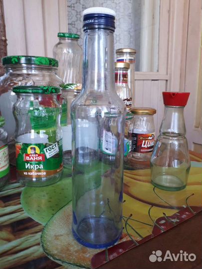 Банки, бутылочки(стекло)