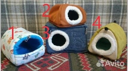 Домики,мешочки, гамаки для грызунов