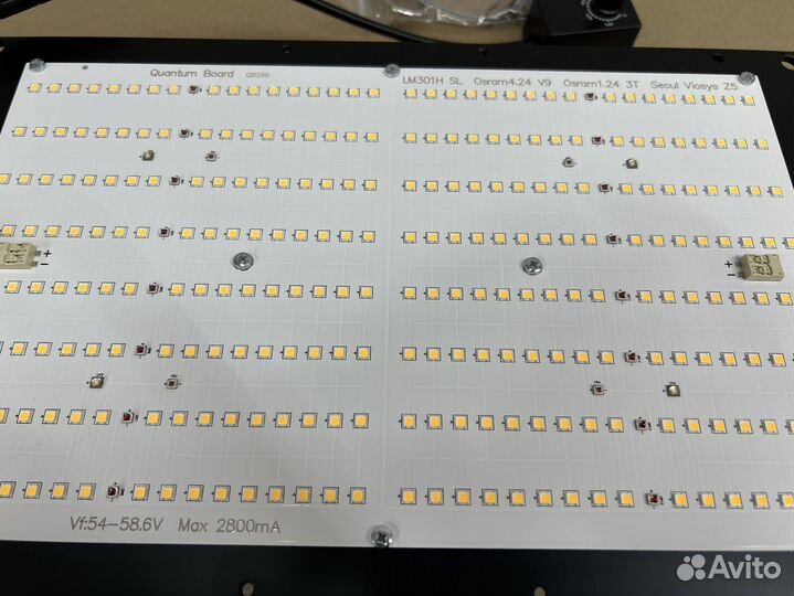 Quantum board Samsung 125w Lm301H 660 Uv Ir