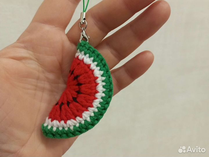 Брелок на сумку фруктовые дольки