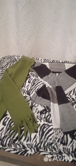 Снуд теплый объемный и шарфы