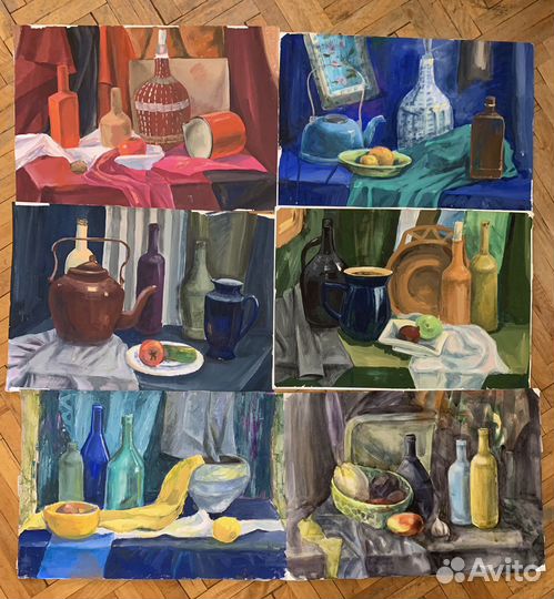 Картины гуашь